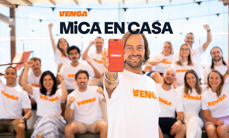 Venga abre su infraestructura autorizada bajo MiCA a empresas que desarrollan productos cripto en Europa